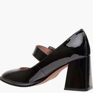 Paolo Black Patent Leather Heels
